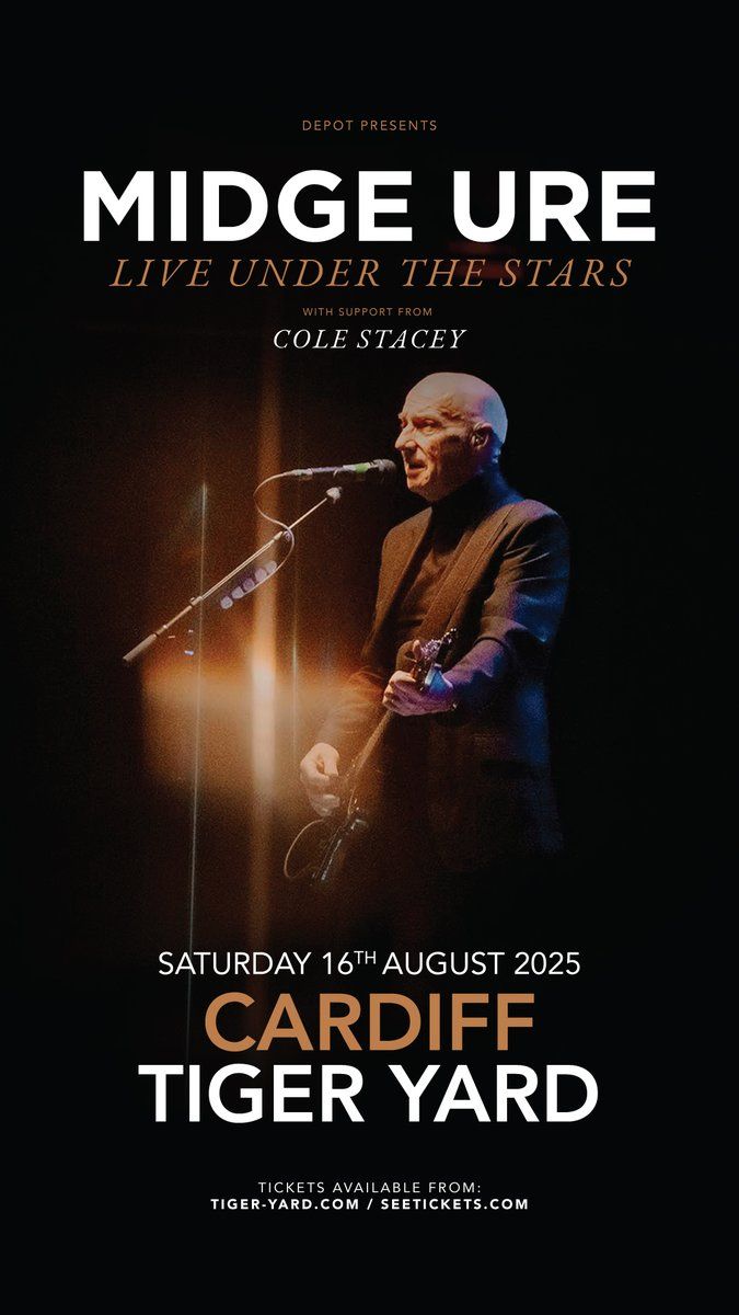 Midge Ure Cardiff Tickets, 16 August | Event in Cardiff | AllEvents