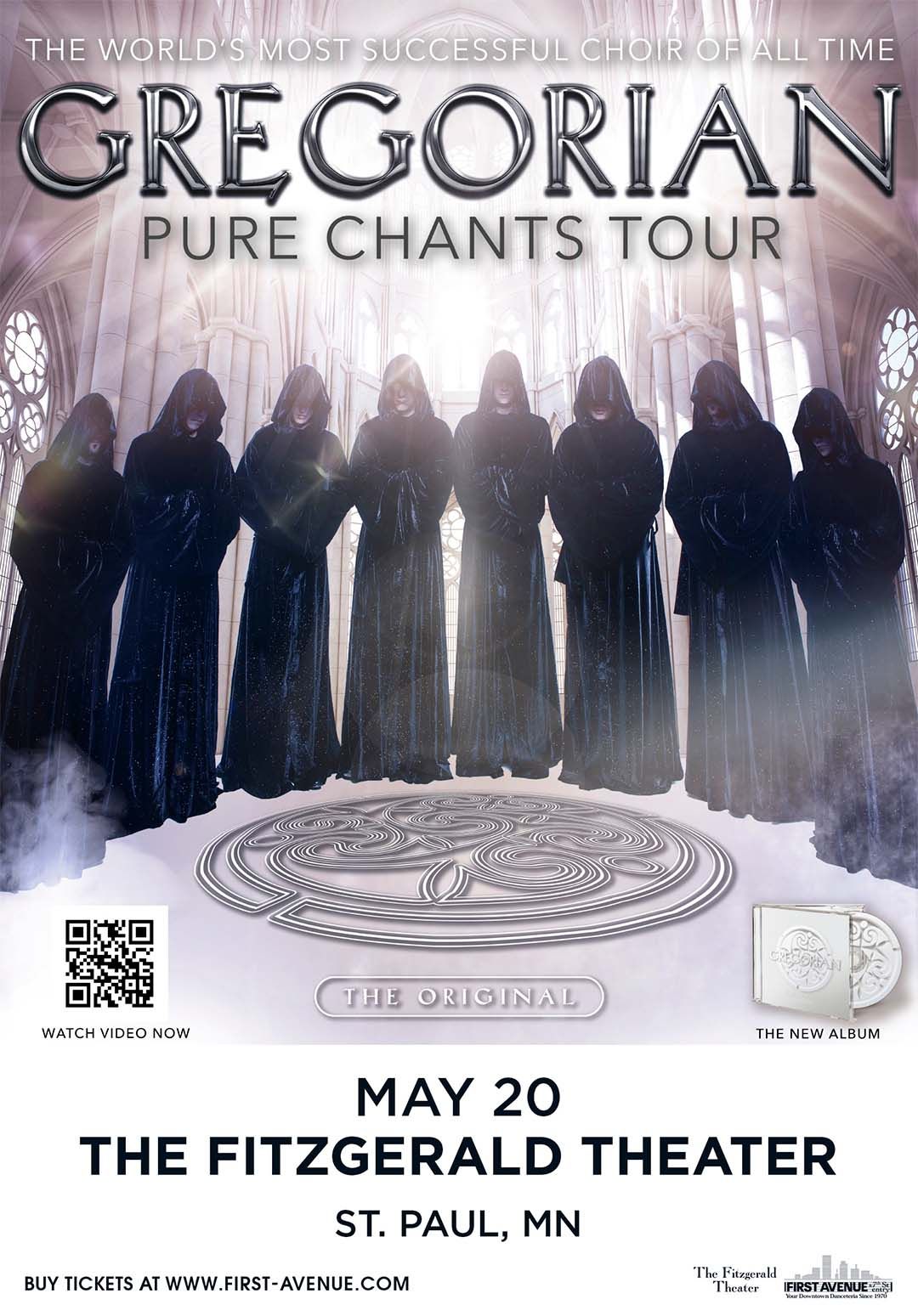 Gregorian at Fitzgerald Theater, 20 March | Event in Saint Paul | AllEvents
