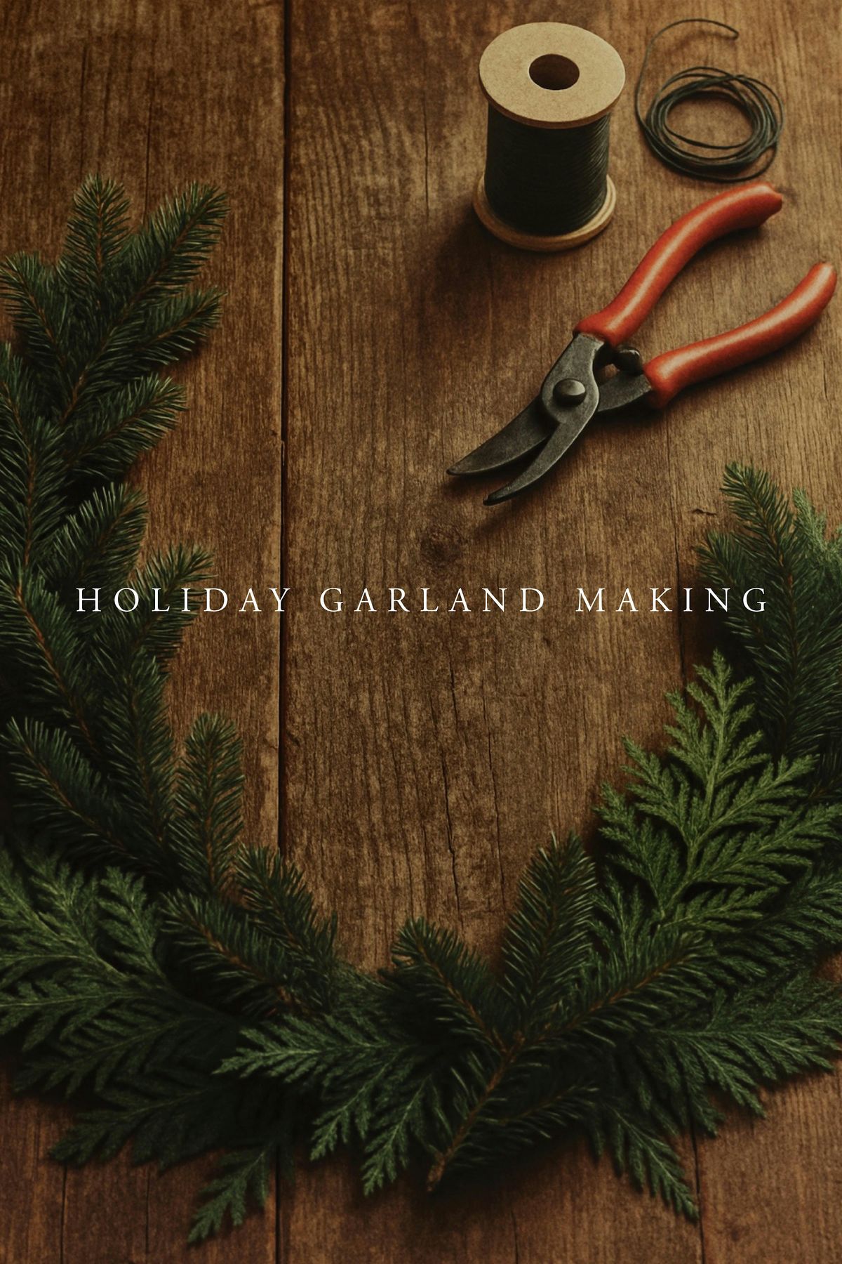 Holiday Garland Making Workshop, 12 December | Event in Batavia | AllEvents