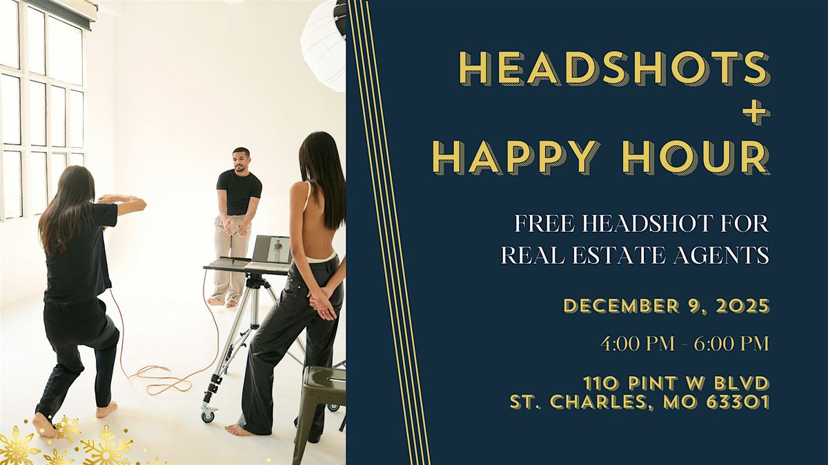 Headshots and Happy Hour, 9 December | Event in Saint Charles | AllEvents