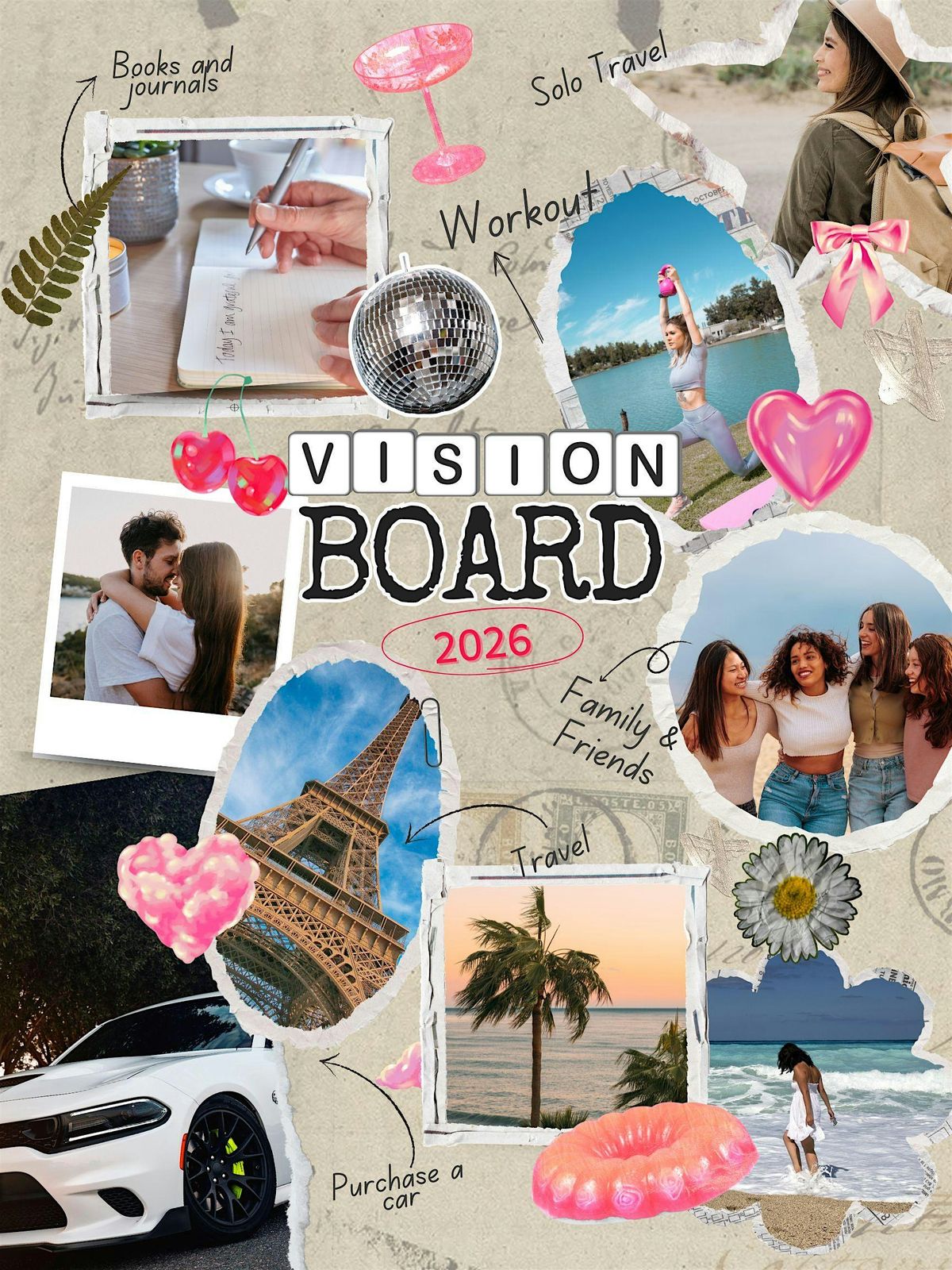Vision Board Making Workshop + “Hello 2026” Selfie Station, 30 December | Event in Omaha | AllEvents