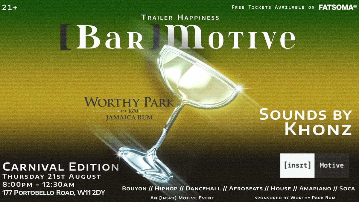 [Bar] Motive Vol 1 Carnival Pre-Party Edition | Event in London | AllEvents