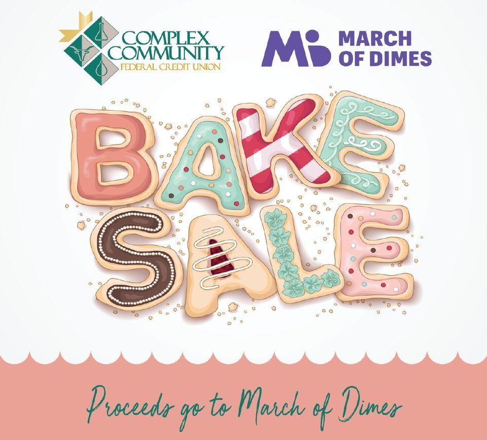 CCFCU Bake Sale Fundraiser North Odessa , 4900 E 52nd St, Odessa, TX