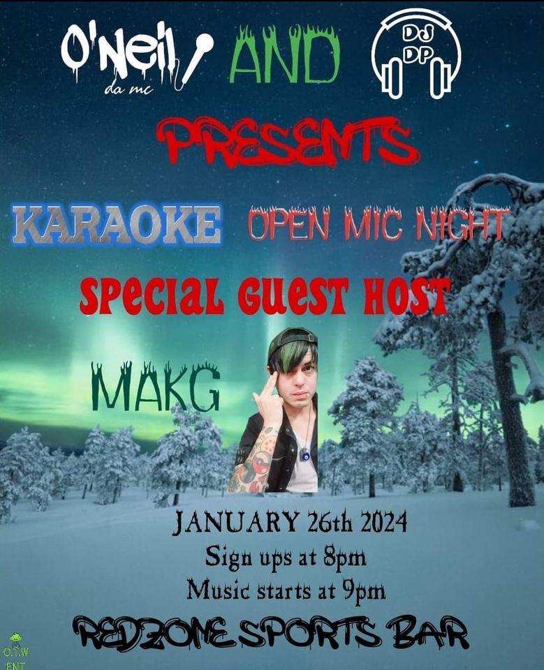 Open Mic and Karaoke , The Red Zone Sports Bar, Lubbock, January 26 2024 AllEvents.in