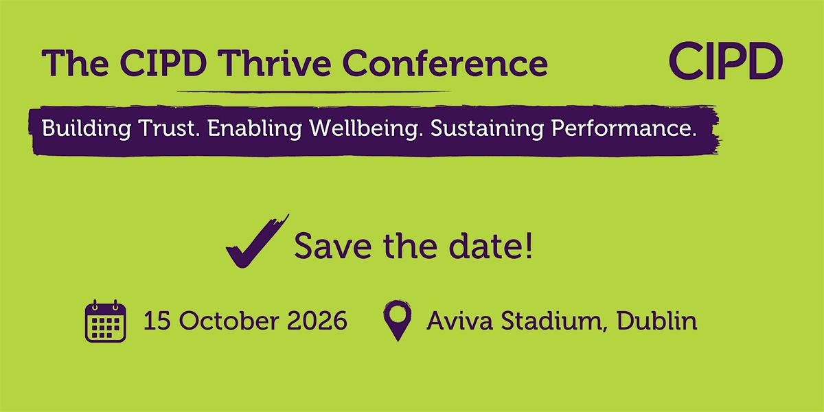 The CIPD Thrive Conference 2026