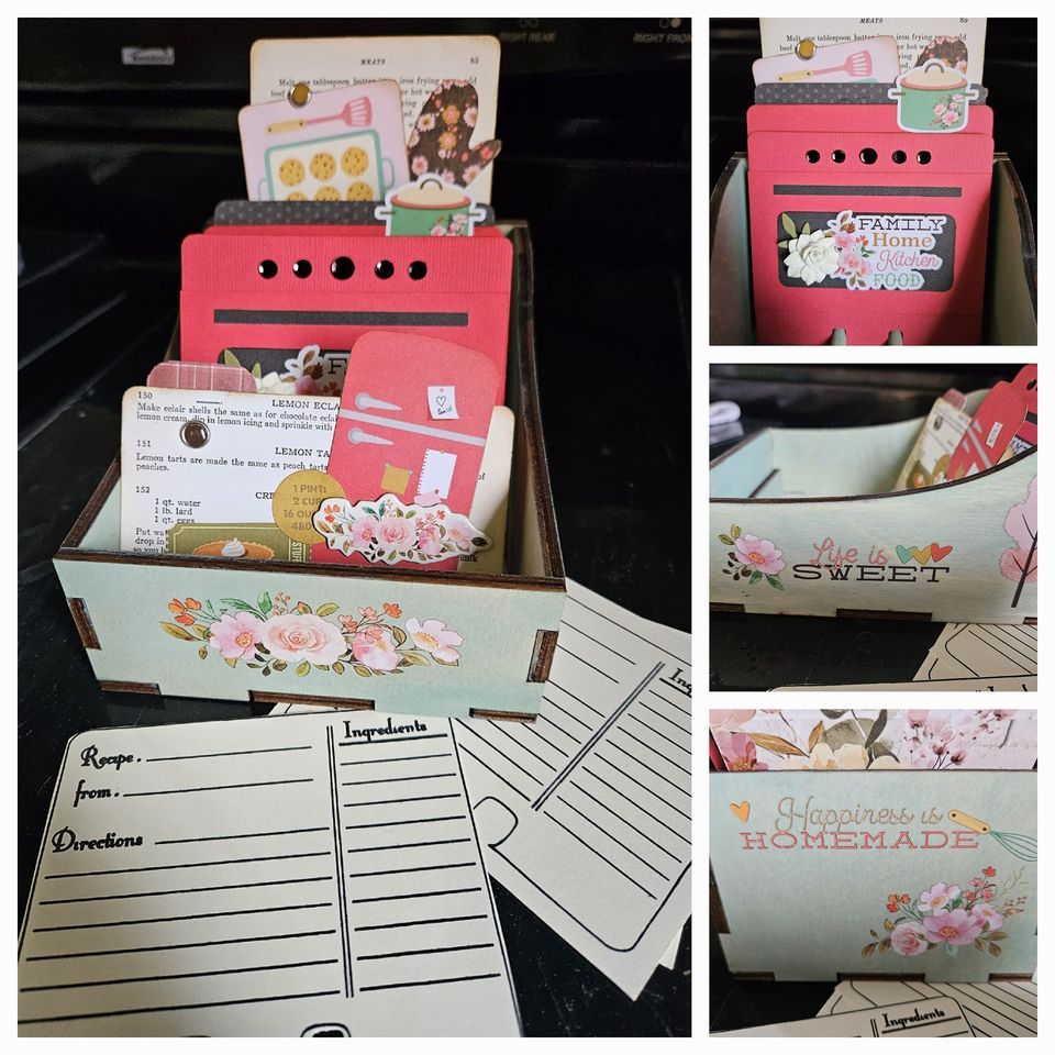 Make a Recipe Memorydex Box, Scrappin' In The City, Knoxville, December