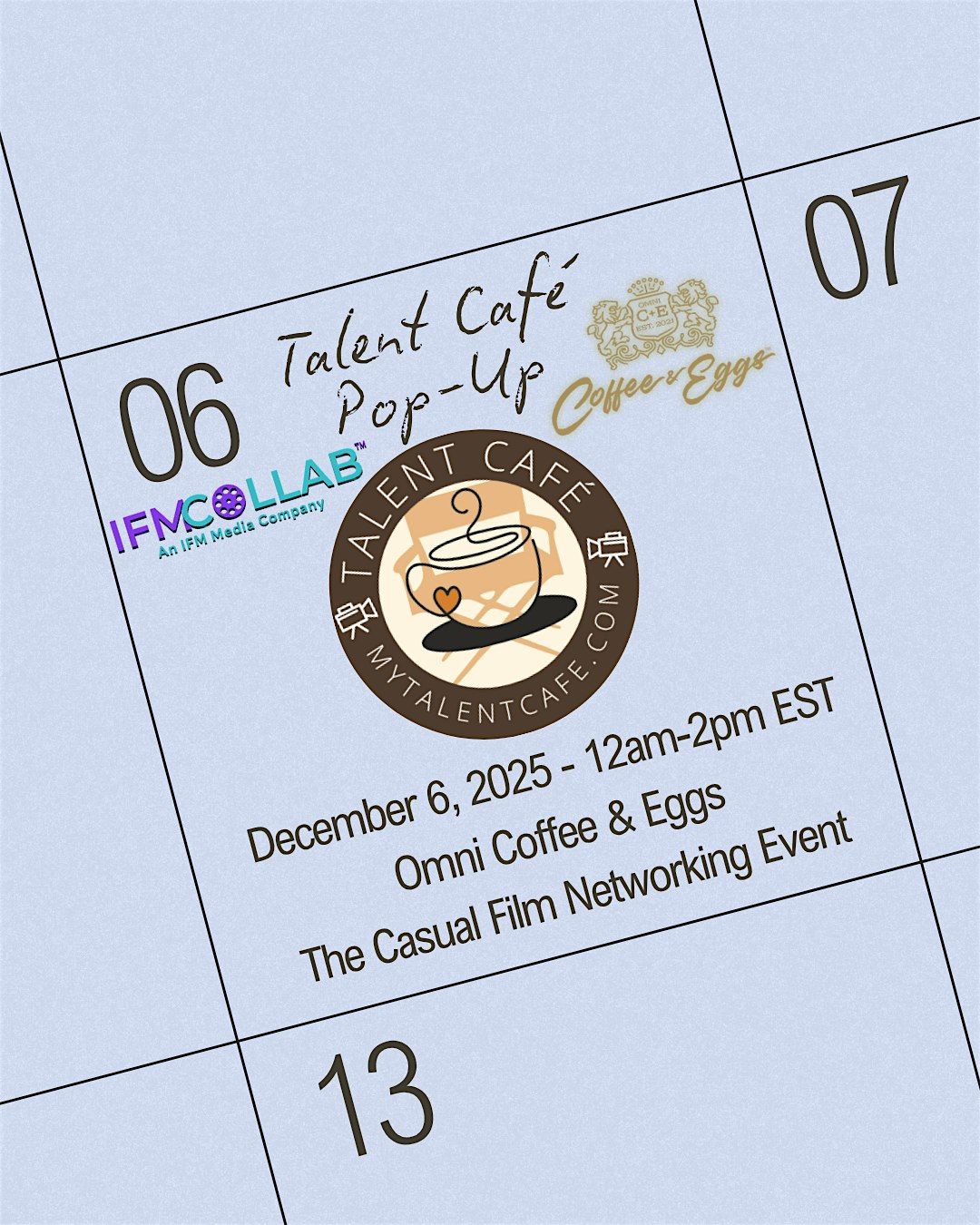 Talent Café Pop Up Event - 12/6, 6 December | Event in Atlanta | AllEvents