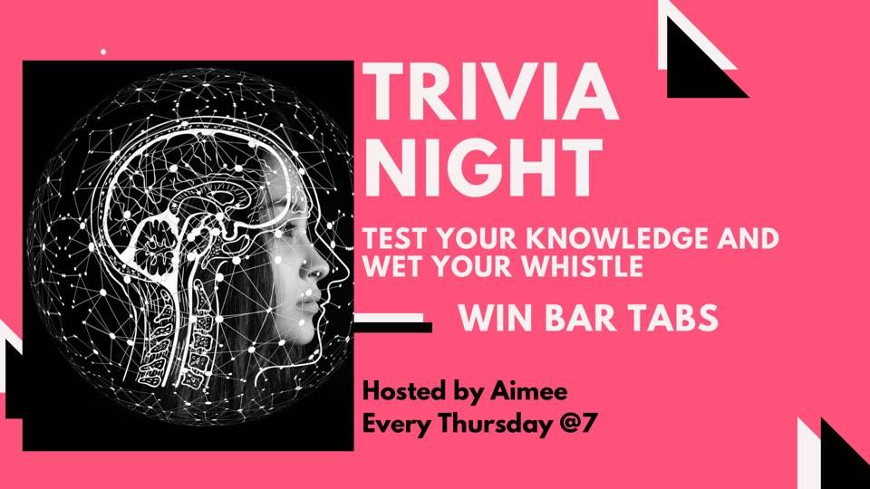 Trivia Night with Aimee, The RiverPub, Bay January 4 2024