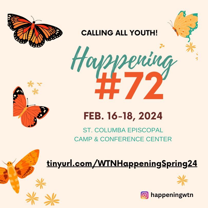 Happening 72, St. Columba Episcopal Camp and Retreat Center, Ellendale