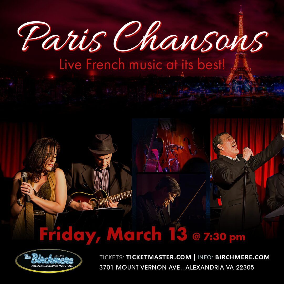 Paris Chansons, 13 March | Event in New York | AllEvents