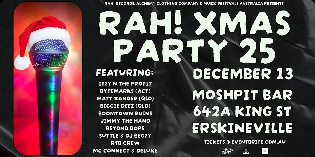 Rah! Xmas Party 2025, 13 December | Event in Erskineville | AllEvents