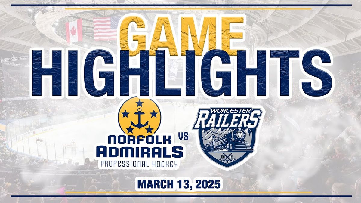 Norfolk Admirals vs. Worcester Railers, 23 October | Event in Norfolk | AllEvents