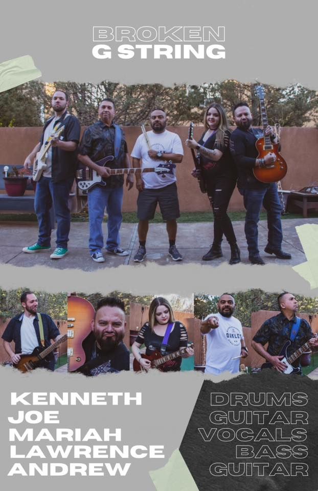 Broken G String live, Voodoo Girl Pizza & Pints, Albuquerque, June 2