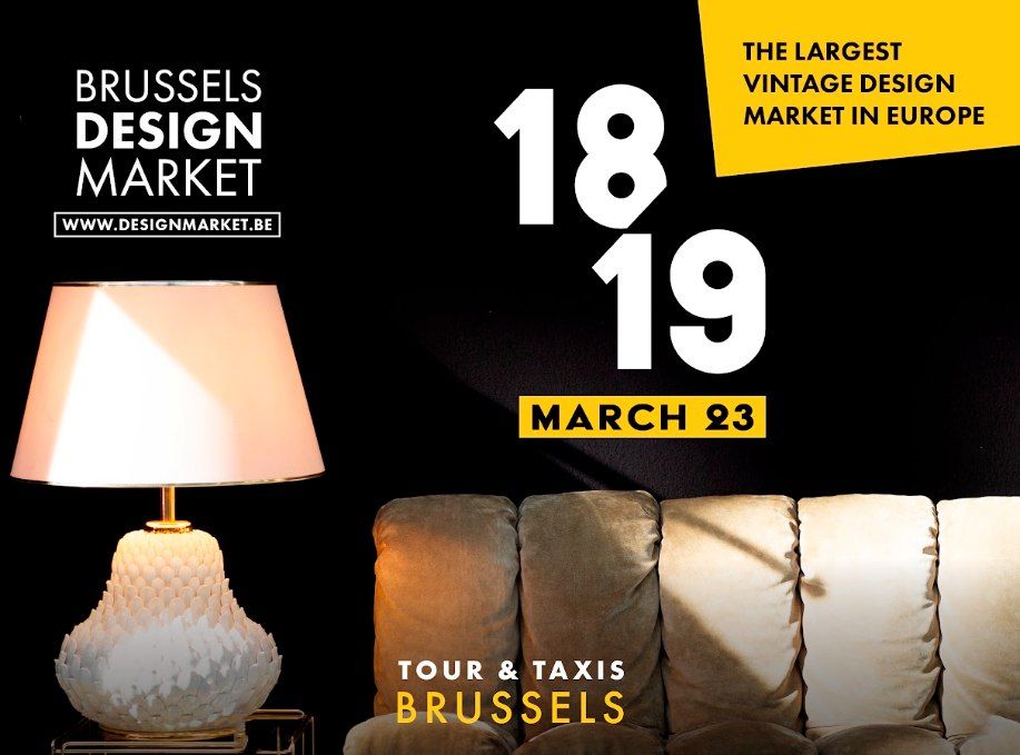 Brussels Design Market 18 & 19 March 2023, Gare Maritime / Maritiem Station, Brussels, 18 March