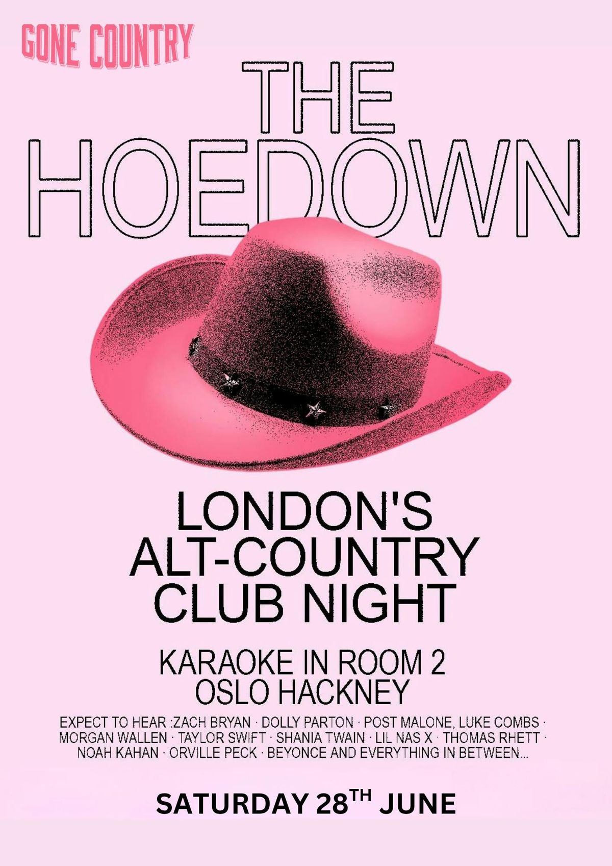 THE HOEDOWN: ALT COUNTRY NIGHT @ OSLO HACKNEY - SATURDAY 28TH JUNE, 28 June | Event in Leytonstone | AllEvents
