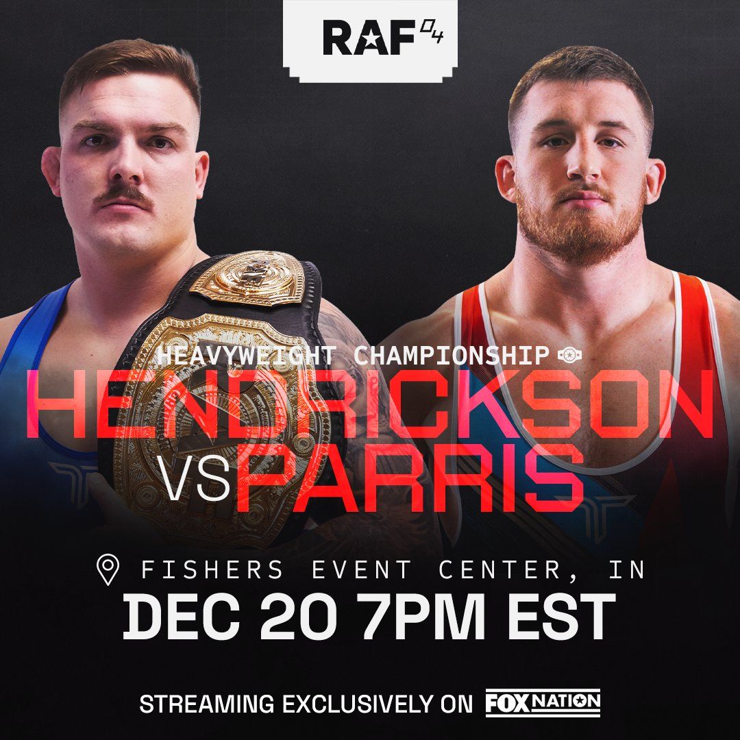 Mason Parris vs Wyatt Hendrickson at Fishers Event Center, 20 December | Event in Fishers | AllEvents
