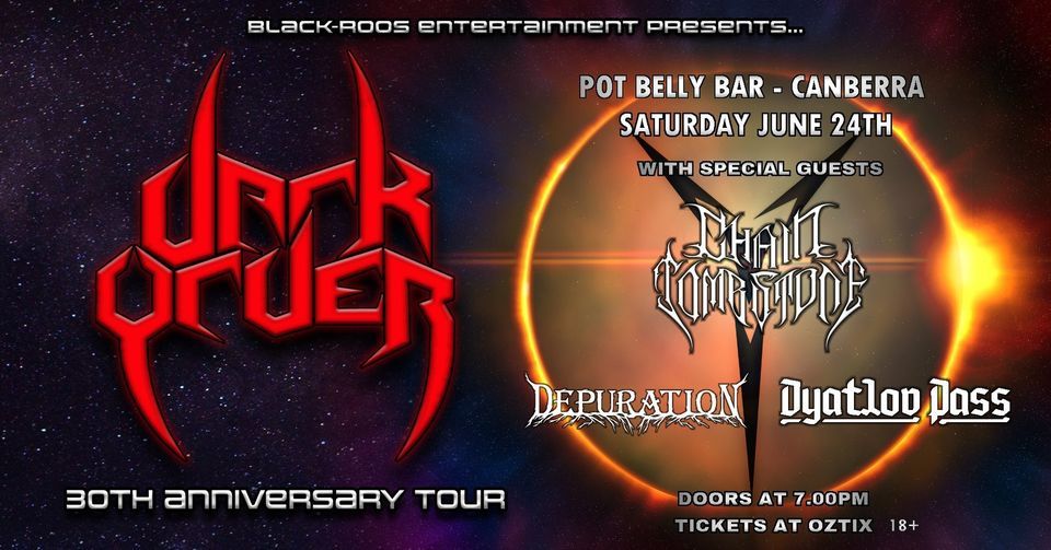 Dark Order 30 years Anniversary Tour Canberra, Pot Belly Bar, Wee Jasper, June 24 2023