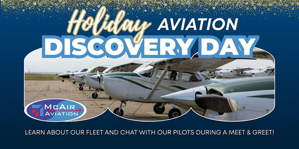 Holiday Aviation Discovery Day & Open House, 17 December | Event in Broomfield | AllEvents