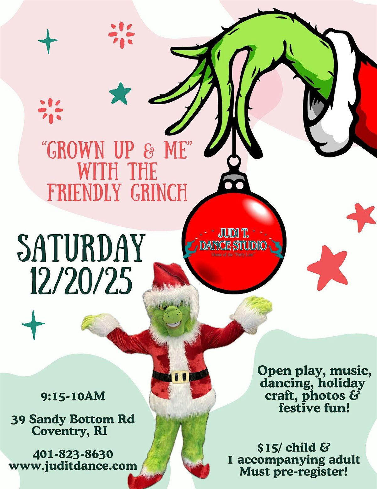 Grown Up & Me with the Friendly Grinch, 20 December | Event in Coventry | AllEvents