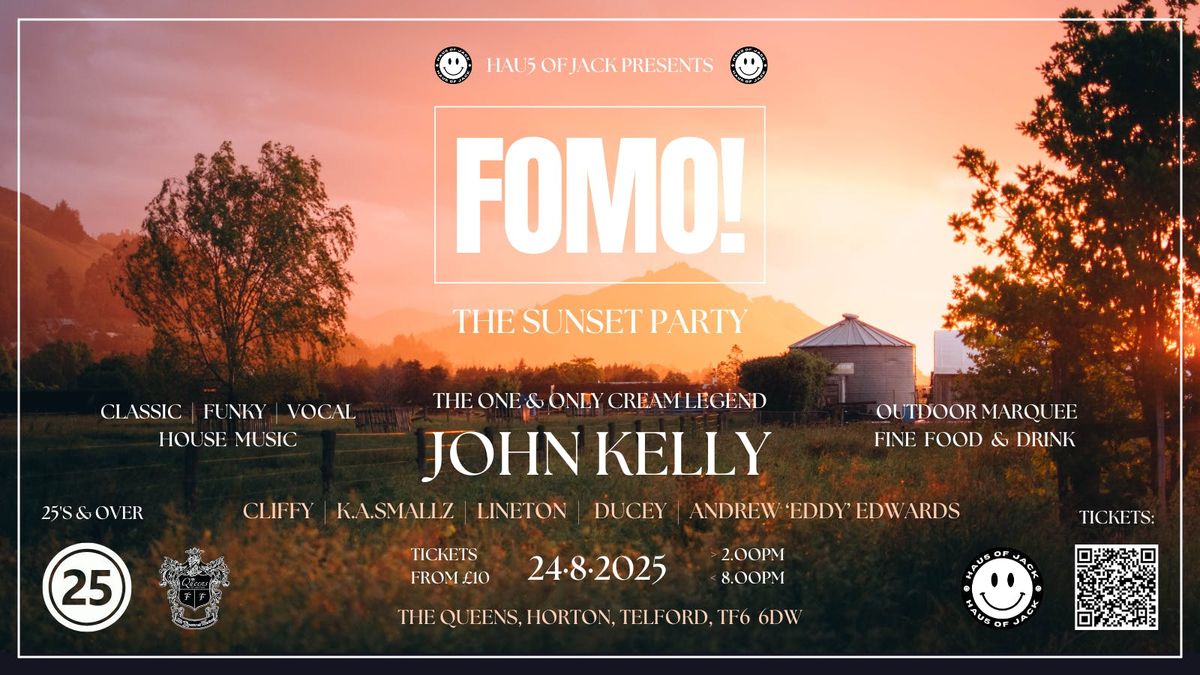 Hau5 Of Jack Presents FOMO! With John Kelly @ The Queens At Horton (Nr Telford), 24 August | Event in Telford