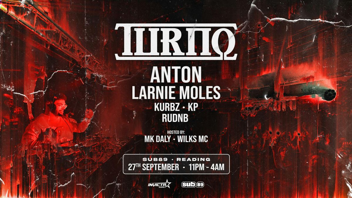 Invicta Audio: Reading | Turno, Anton, Larnie Moles + More, 27 September | Event in Reading | AllEvents