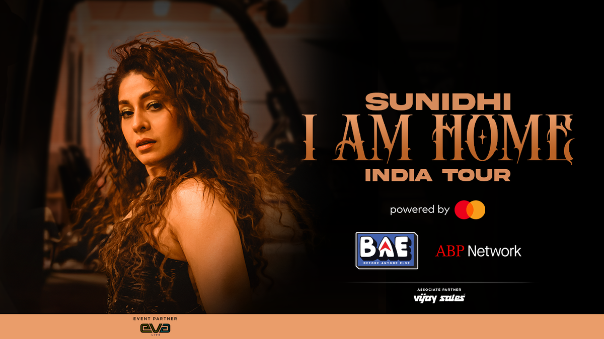 Sunidhi Chauhan - I Am Home India Tour 2025-26, 24 December | Event in Nashik | AllEvents