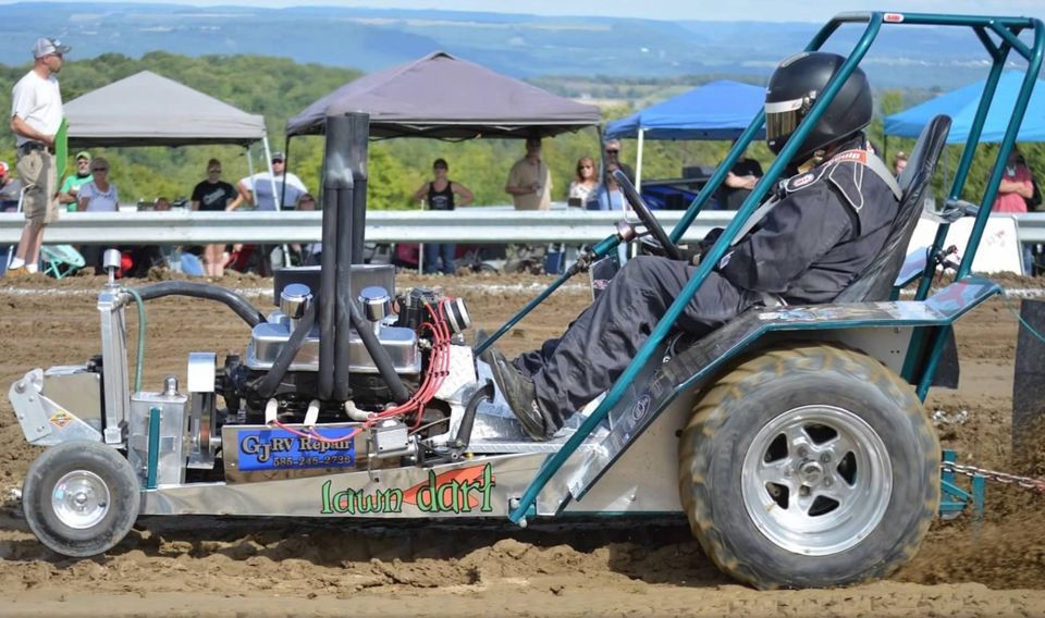 Half Pint Lawn Mower Tractor Pull, The Steuben County Fair, Bath, June