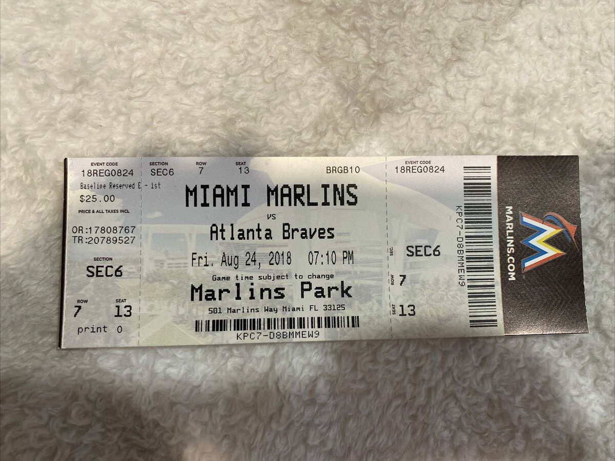 Miami Marlins at Atlanta Braves Tickets | Event in Atlanta | AllEvents