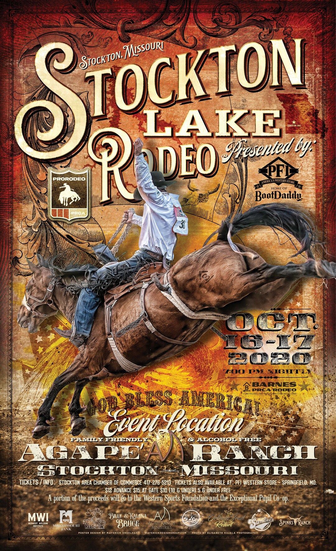 Stockton Lake PRCA Rodeo, 12 June | Event in Stockton | AllEvents