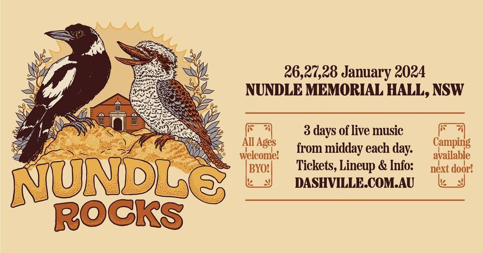 Nundle Rocks 2024 - Nundle Hall, Nundle Hall, East Tamworth, 26 January ...