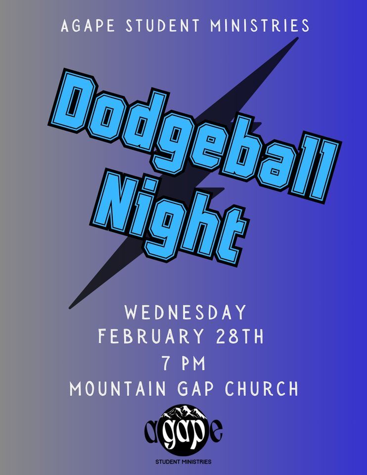Dodgeball Night, 2746 Pine Valley Rd., 30285, Meansville, February 28