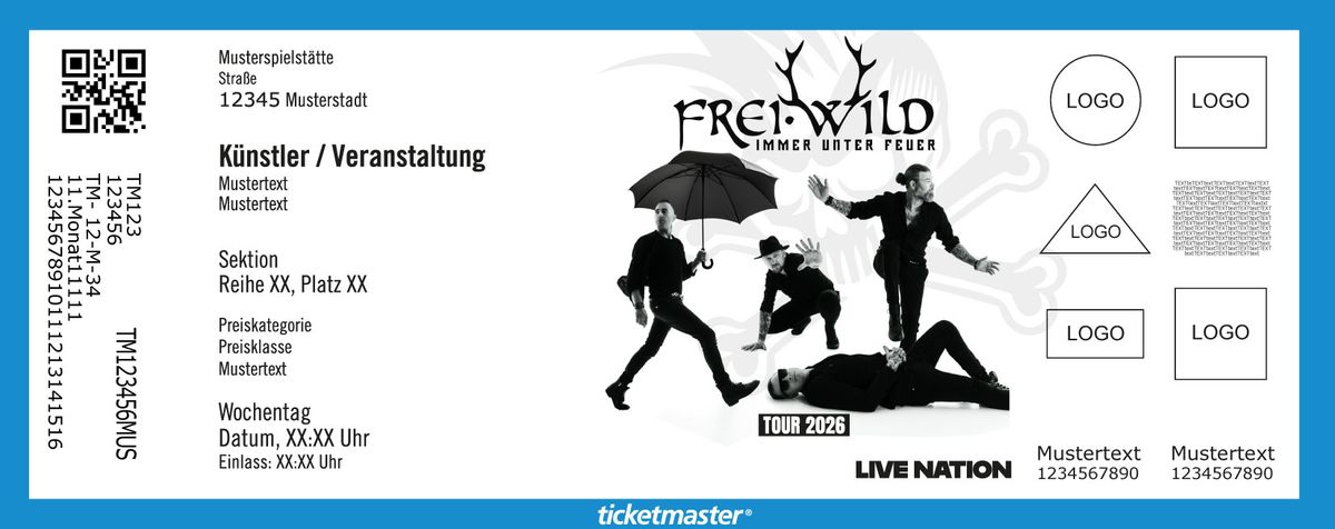Frei Wild Dortmund Tickets, 9 May | Event in Dortmund | AllEvents