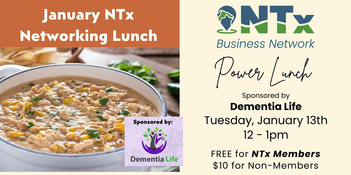 JANUARY 2026 - NTx NETWORKING LUNCH, 13 January | Event in Saint Charles | AllEvents