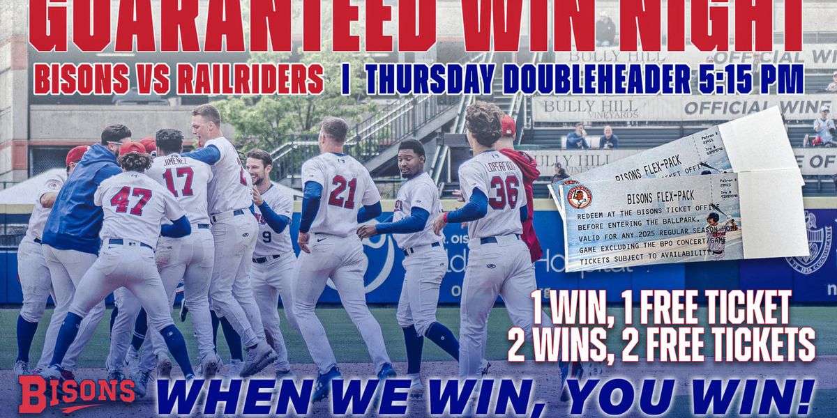 Scranton Wilkes-Barre RailRiders vs. Buffalo Bisons, 27 April | Event in Moosic | AllEvents