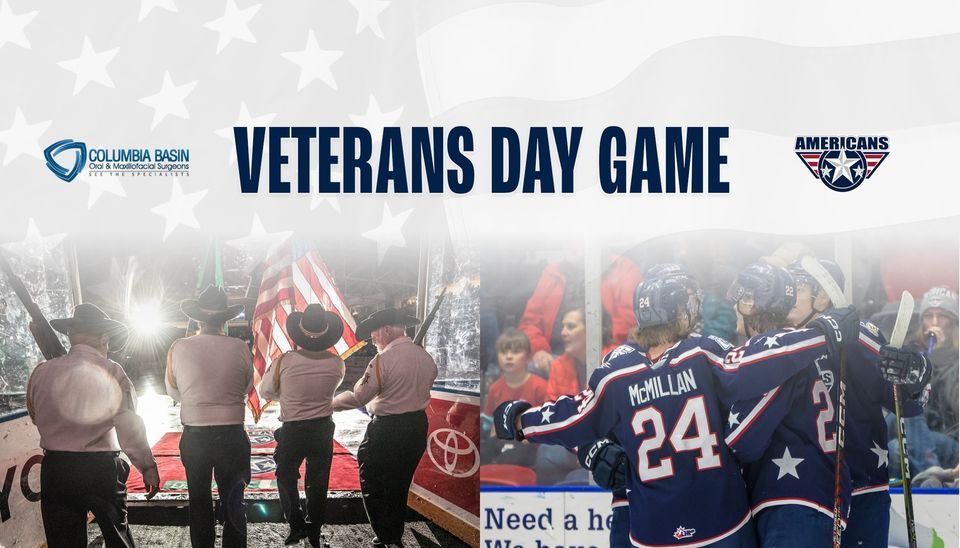 TriCity Americans Free Ticket for All Military on Veterans Day