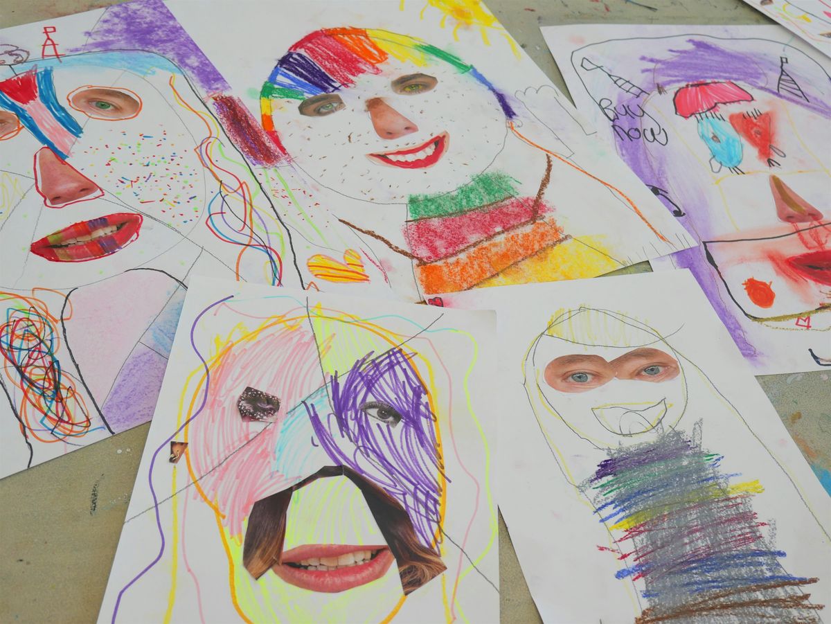 Funny Faces (drawing & collage) for 5 – 8-year-olds, 13 January | Event in Wollongong | AllEvents