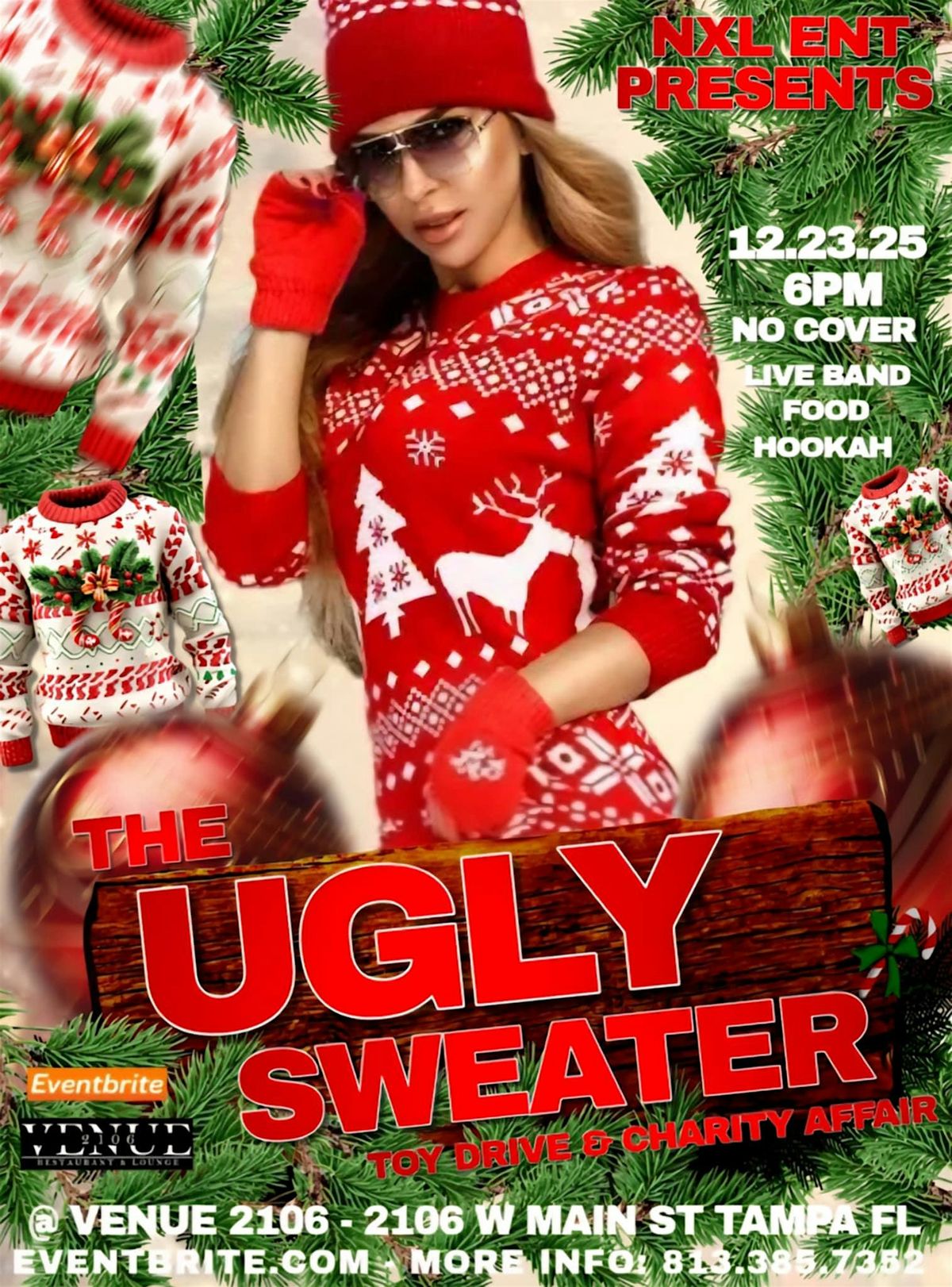 wit cho UGLY AZZ SELF vip rsvp table only option HOLIDAY HAPPY HOUR, 23 December | Event in Tampa | AllEvents