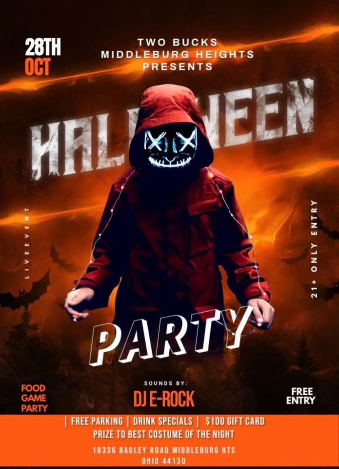 Halloween Party + Costume Contest, Two Bucks Middleburg Hts., Olmsted