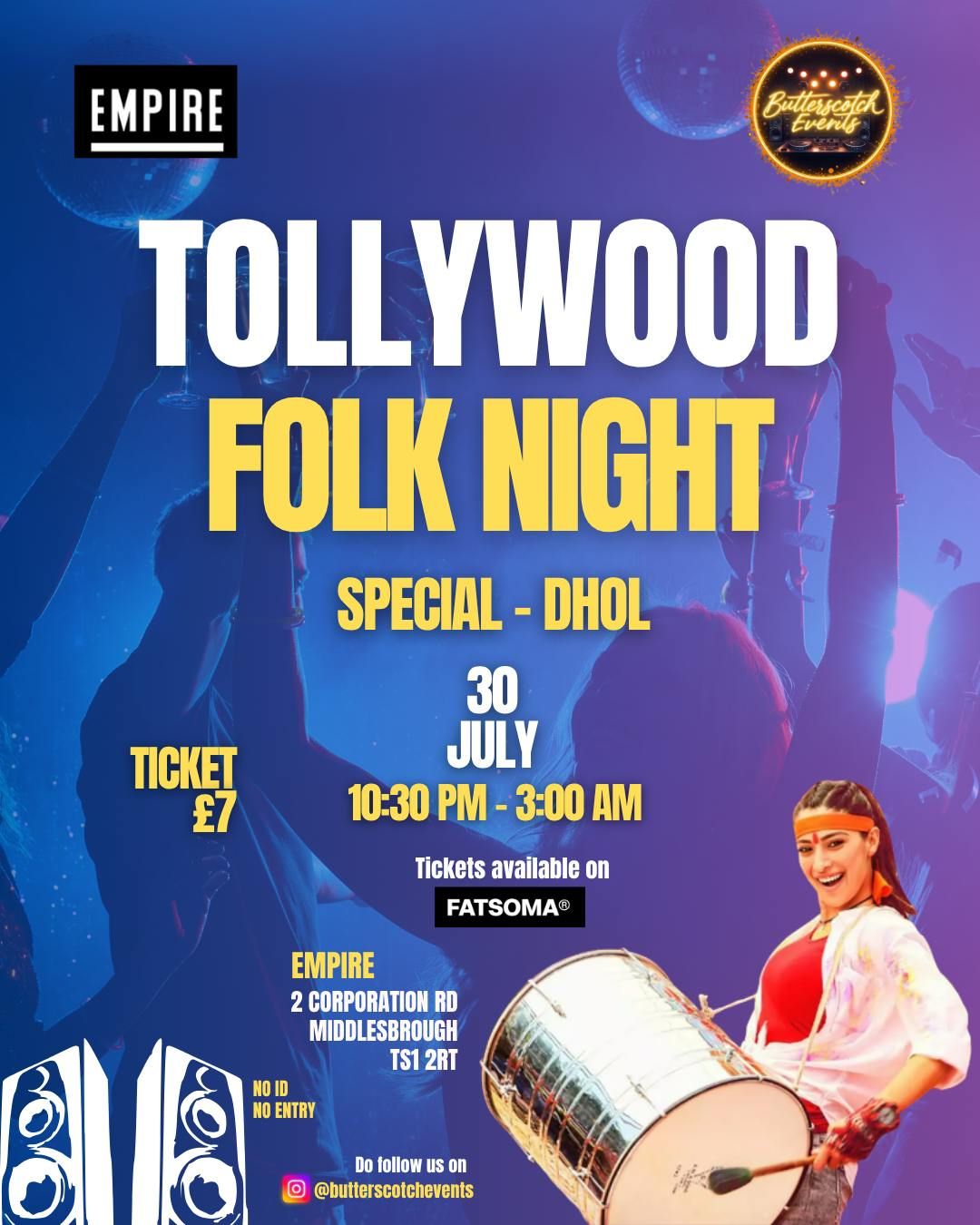 TOLLYWOOD FOLK NIGHT, 30 July | Event in Middlesbrough | AllEvents