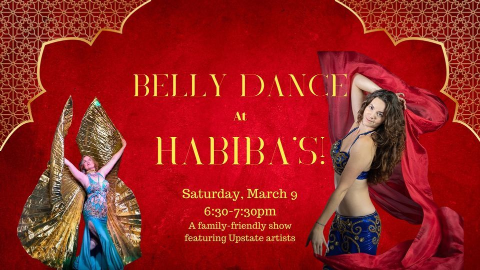 Belly Dancing at Habibas/Babas Mediterranean Restaurant, Habibas Babas