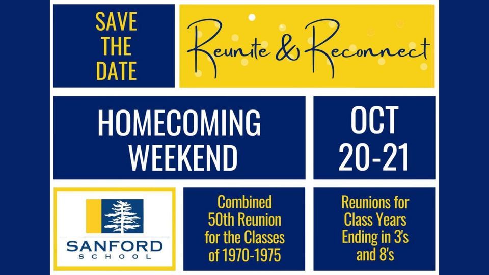 Sanford 2023, Sanford School, Hockessin, October 20 to