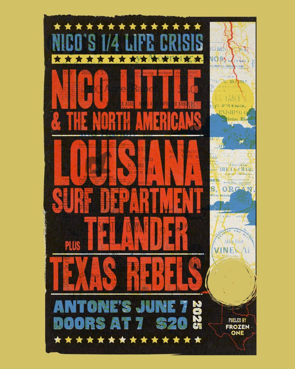 Nico Little's Quarter Life Crisis, 6 June | Event in Austin | AllEvents