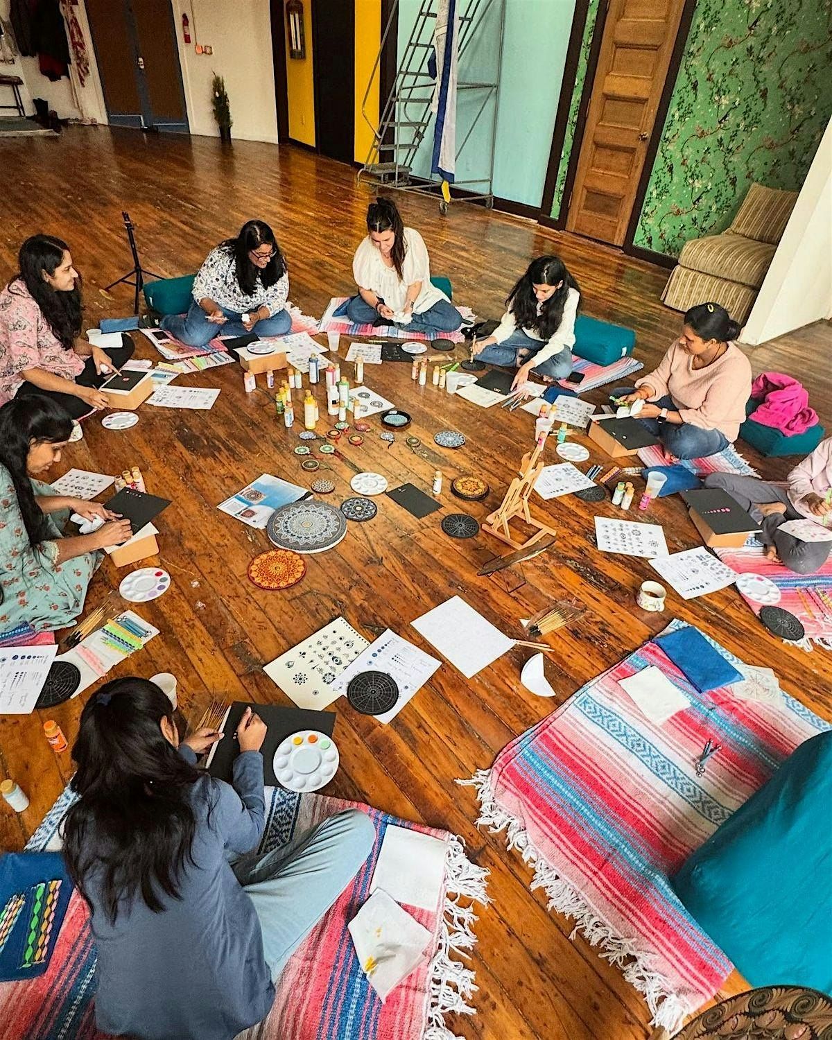 Paint & Yogalates: Yoga + Pilates + Painting session - all levels | Event in Shadwell | AllEvents