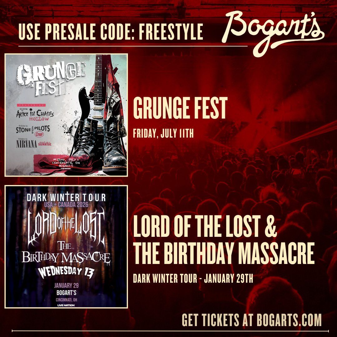 Grunge Fest, 16 January | Event in Wyandotte | AllEvents