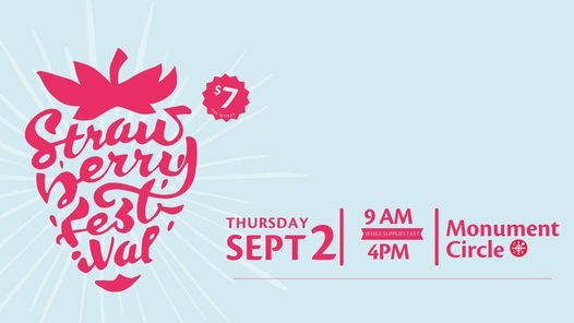 2021 Indy Strawberry Festival Christ Church Cathedral Indianapolis September 2 2021 Allevents In Indianapolis Strawberry Festival 2022