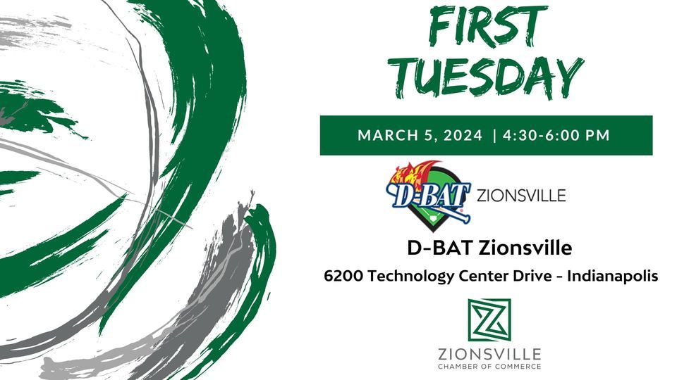 First Tuesday hosted by DBAT Zionsville, 6200 Technology Center Dr