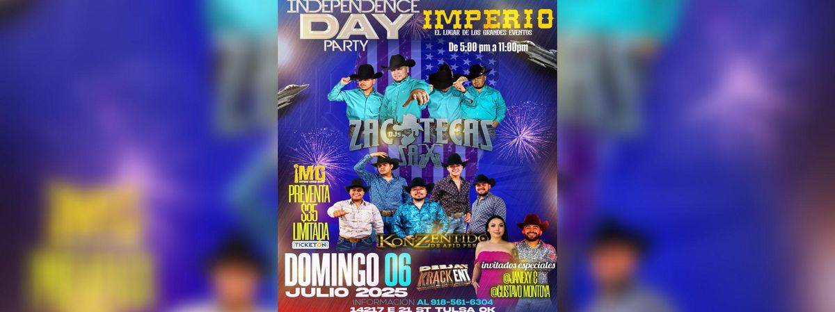 KONZENTIDO DE AFID FERRER Y MAS EN TULSA, 6 July | Event in Tulsa | AllEvents