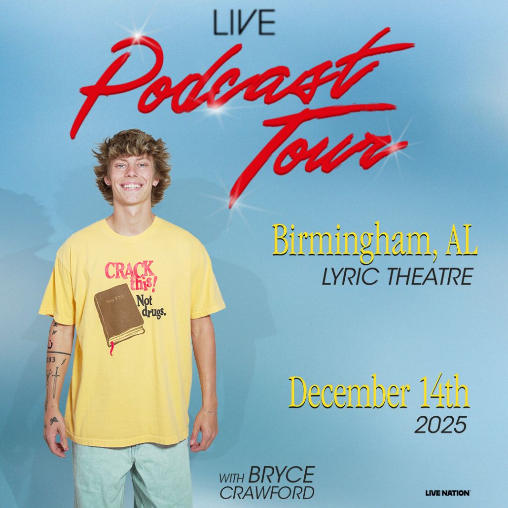 Bryce Crawford at Mars Music Hall at the Von Braun Center, 4 March | Event in Huntsville | AllEvents