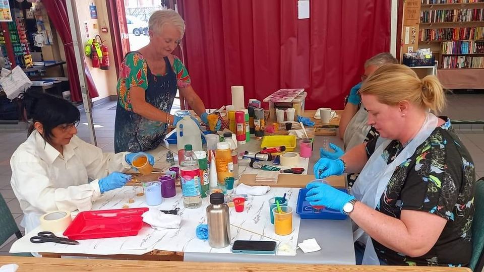 Paint Pouring / Fluid Art Harborough Market, Market