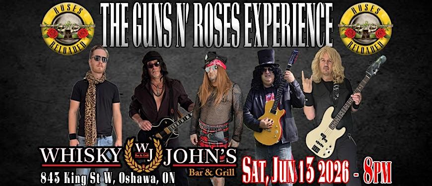 GnR tribute (Roses Reloaded) rockin' Whisky Johns Oshawa